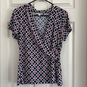 Charter Club top with gold accent